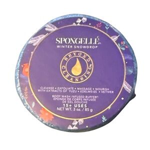 Spongellé - Winter Snowdrop - Body-Wash-Infused Body Buffer Sponge